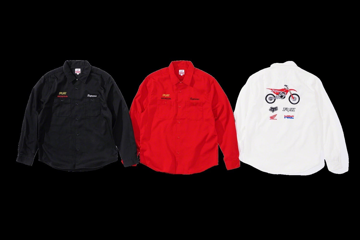 Supreme®/Honda®/Fox® Racing Work Shirt